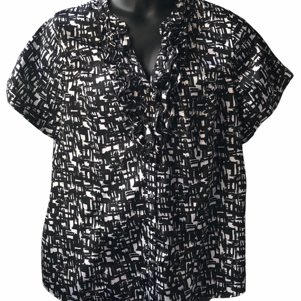 Lane Bryant Short Sleeve Blouse 18/20